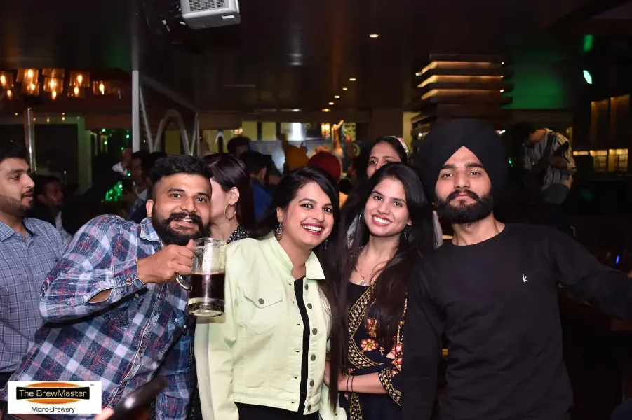 UIUX Studio team at an evening event