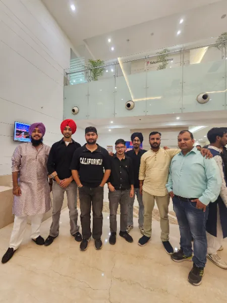 UIUX Studio team group photo at an event
